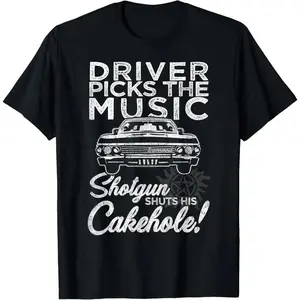 Cotton Supernatural Driver Picks Music T-Shirt
