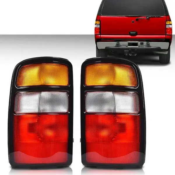 G-PLUS Tail Lights Tail Lights Tail lamps Rear Pair Fit For 04-06 Chevrolet Suburban Tahoe GMC Yukon