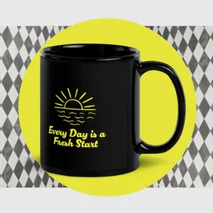 Black Glossy Mug