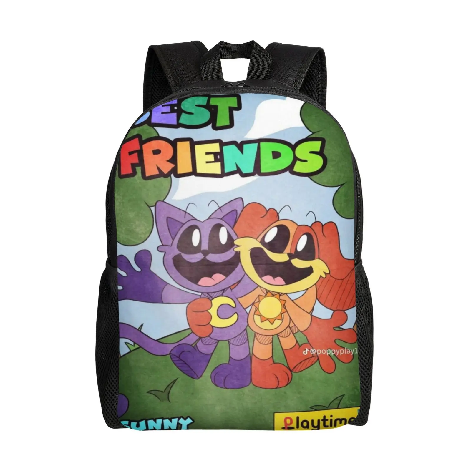 Catnap Dogday Backpack Reinforced Stitching Student School Bag Outdoor Field Trip Use 17 Inch Laptop Bag For Boys And Girls Students