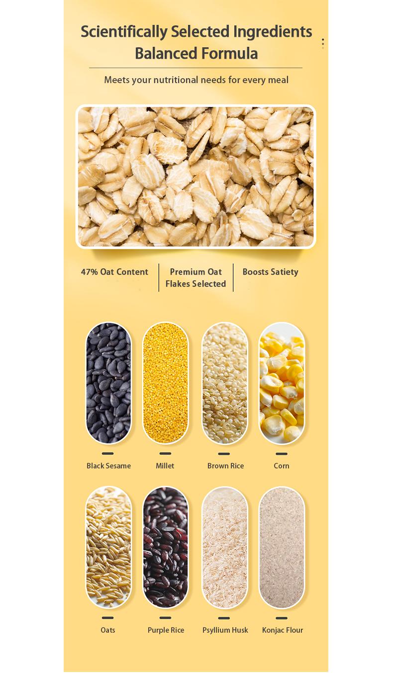 Black Sesame Grain Oatmeal