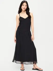 Old Navy Women's Chiffon Drop-Waist Maxi Dress