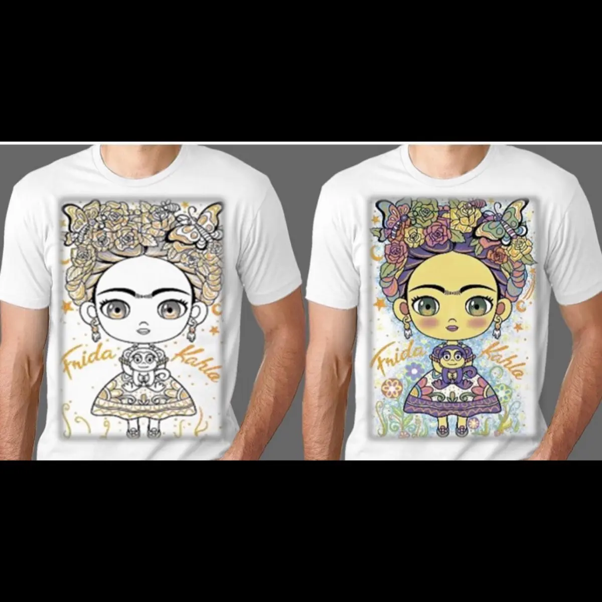 Frida changing color t-shirt Menswear