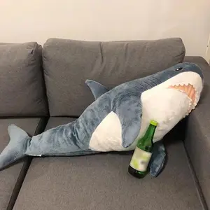 Soft Plush Shark Animal Reading Pillow For Birthday Gifts Cushion Doll Gift Funny Joy Cute Shark Plush Toy Cushion Doll Gift