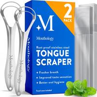 2 Pack Dual Tongue Scraper