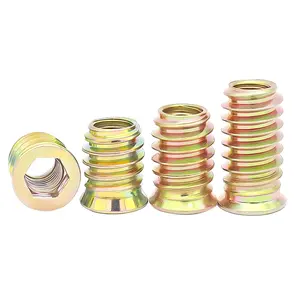 20 count Threaded Insert, Hex Drive Threaded Inserts for , Furniture Nuts, Hex Socket Drive M4x8mm,  Inserts
