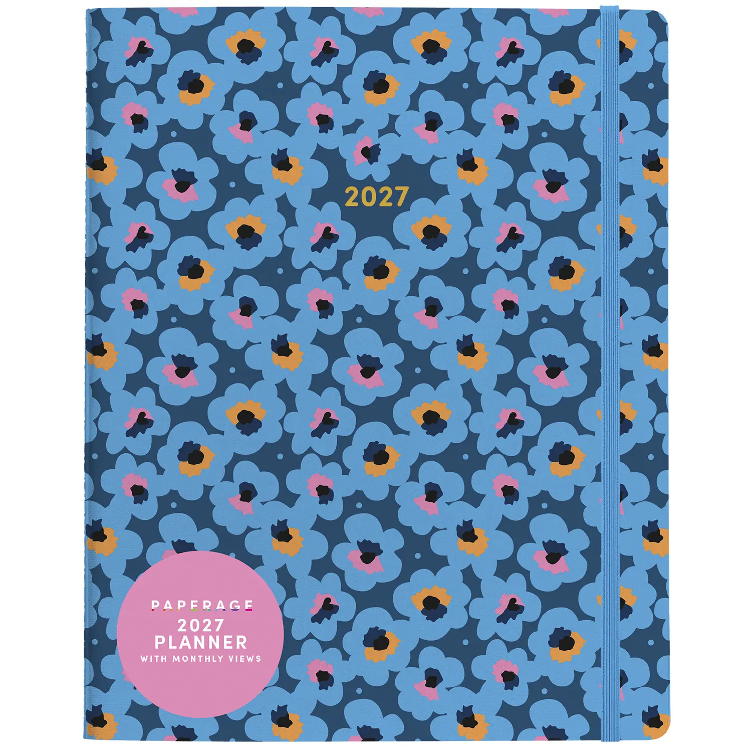 PAPERAGE 2027 Monthly Planner, 12 Months (January 2027 - December 2027), 8 in x 10 in, 2027 Planner with Large Monthly Spreads & Calendar Views, Note Pages, To Do Lists & Trackers