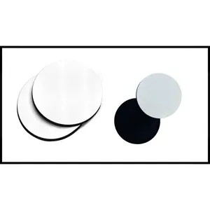 10 Pack | Sublimation Neoprene Car Coasters | Sublimation Blanks | 2.6”