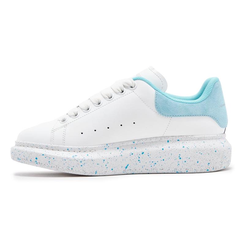 Alexander Mcqueen Larry Oversized Sneaker White Aquamarina (W)
