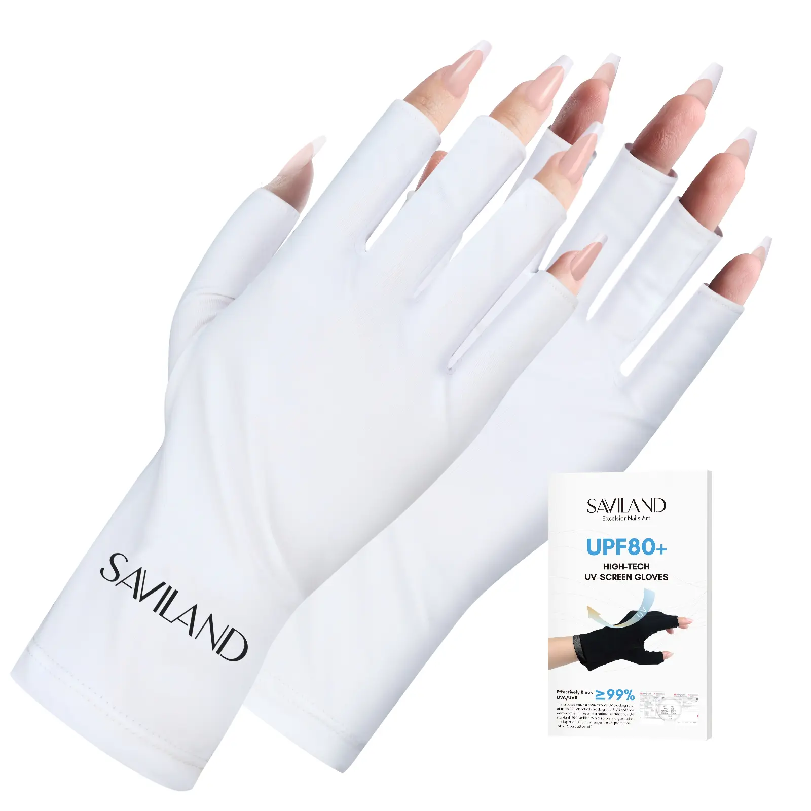 White UV Gloves