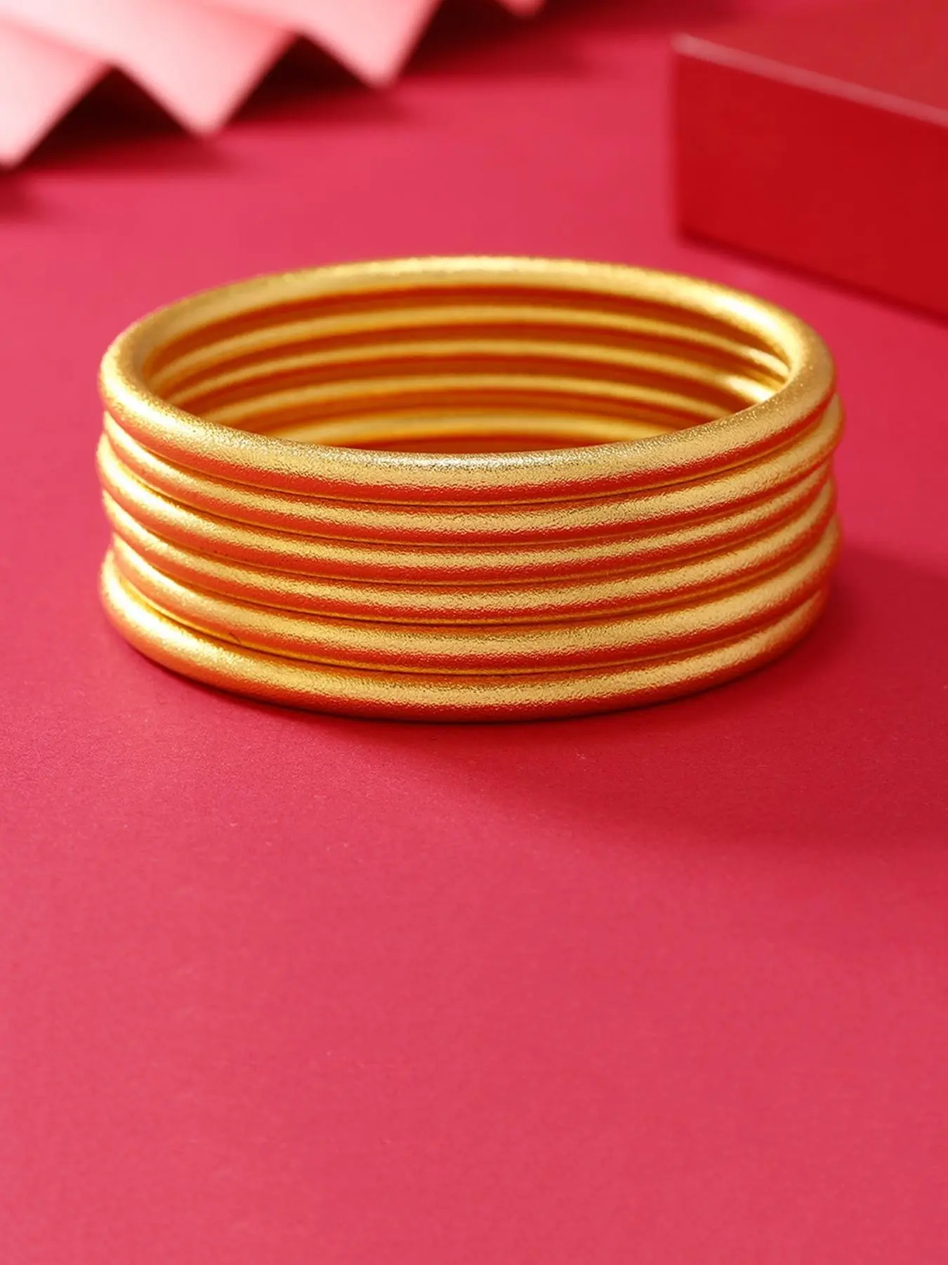 Vintage Minimalist Matte Bangle, Minimalist Bracelet, Fashionable Jewelry for Women & Men, Trendy All-match & Exquisite Jewelry for Birthday Gift