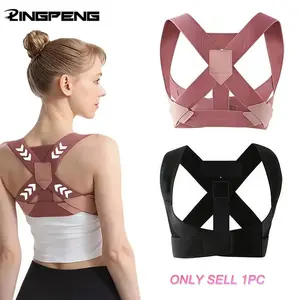 Durable Invisible Sports Strap for Men & Women, Adjustable Shoulder Straps for Fitness, Office Workouts, Home Exercise, Posture Strap