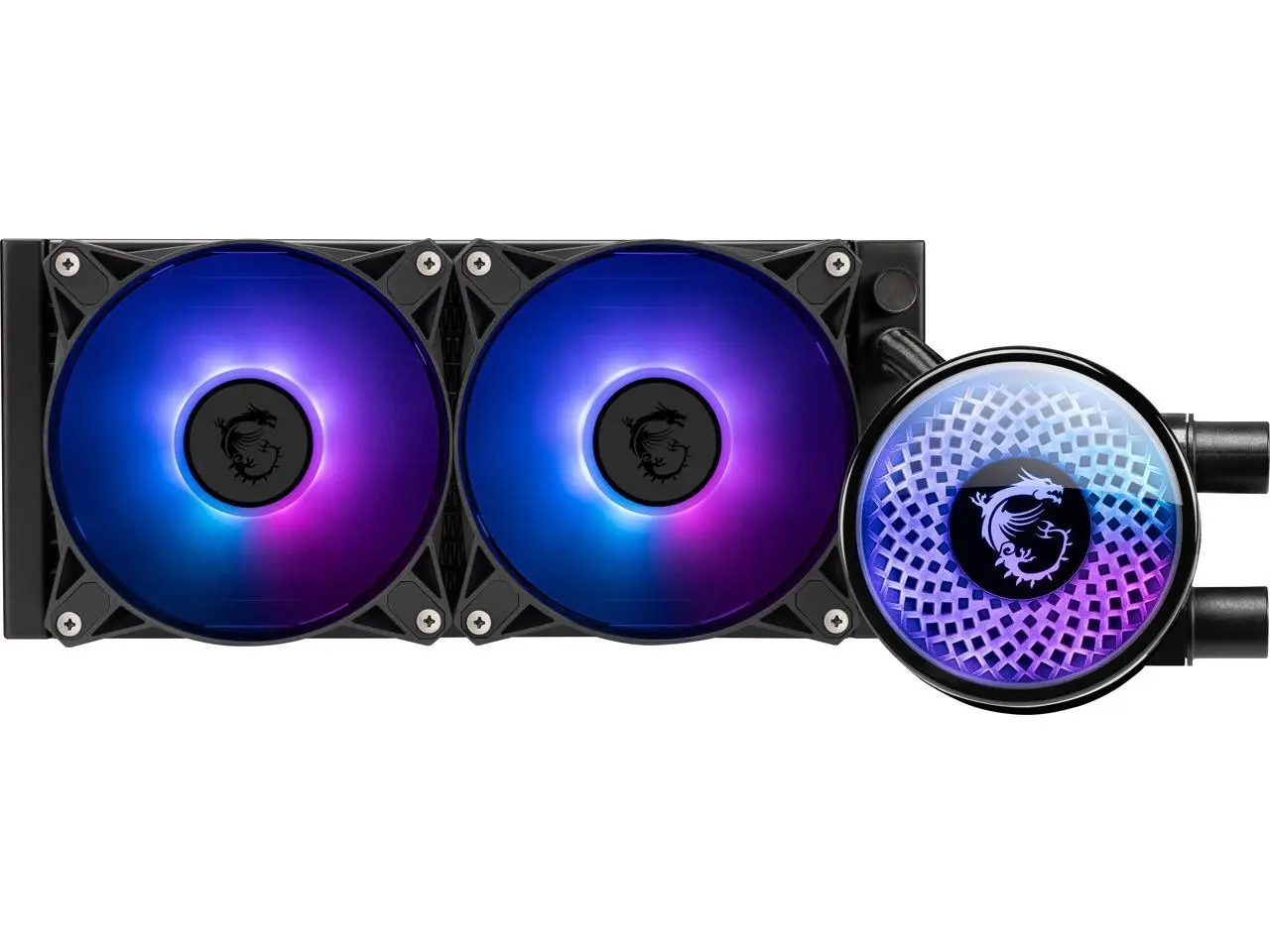 MAG CORELIQUID A12 240, USA, CA, 2x M series ARGB Fan, ARGB Block, Color Box, Pallet packing