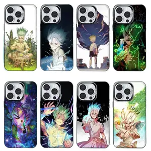 Dr Stone Ishigami Senku Phone Cases For iPhone 17 16 15 14 13 12 11 Promax Pro Air Plus Shockproof Cover Black Casing Protection Best Gifts For Valentine Christmas Birthday Halloween