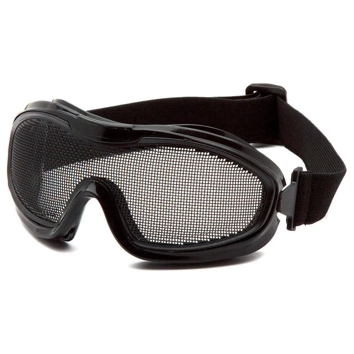 Pyramex G9WMG Low Profile Protective Goggles - ANSI Z87 Compliant Eye Protection, Wire Mesh Lens, PVC Frame, Secure Fit, Fog-Free View, 60% Light Transmission, Industrial General Purpose Work Gear (Flying Particle Protection)