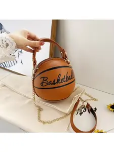 Personalized Round Ball Bag for Women 2025 Autumn and Winter New Chain Shoulder Messenger Basketball Bag Handheld Football Bag