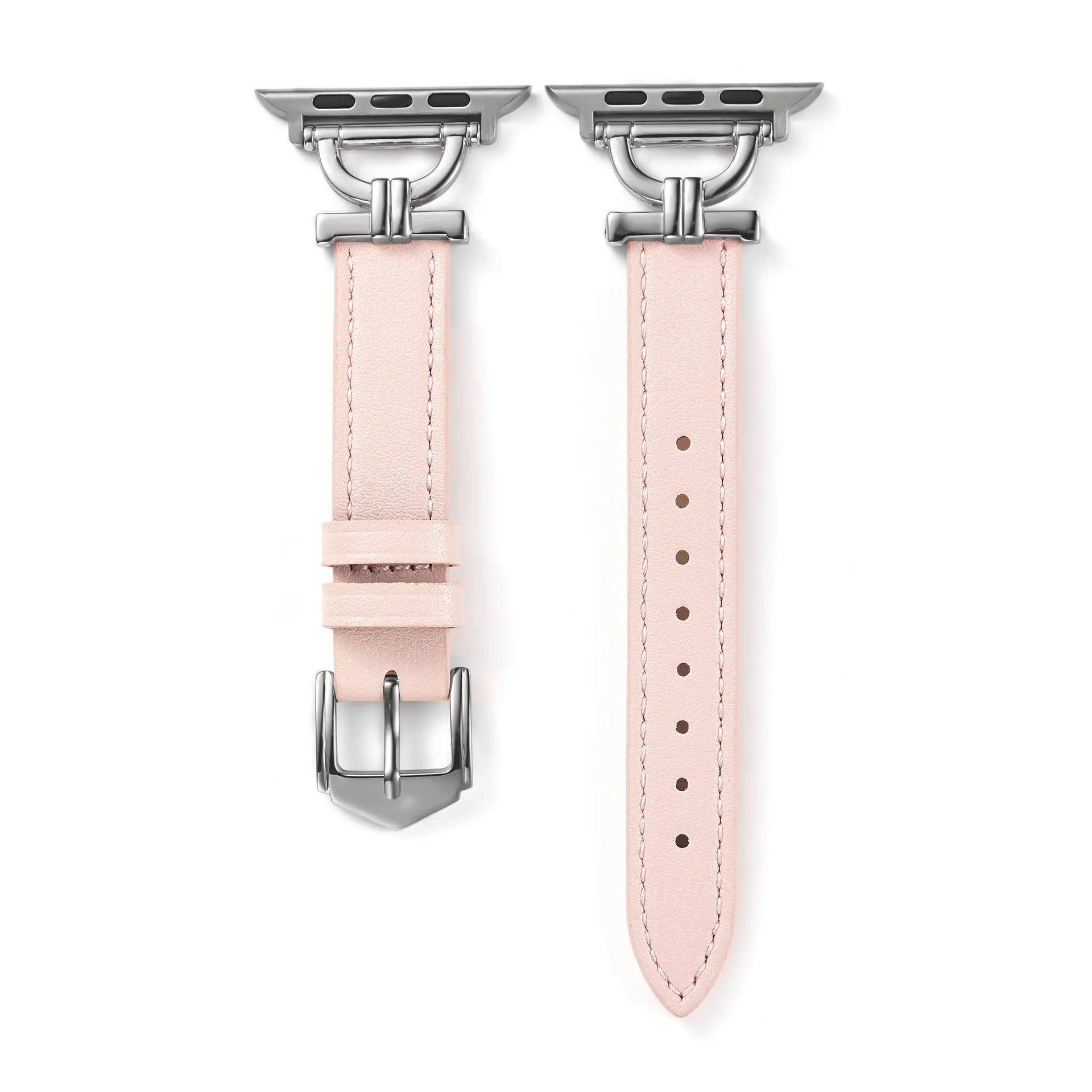 Plain weave - sand pink - silver