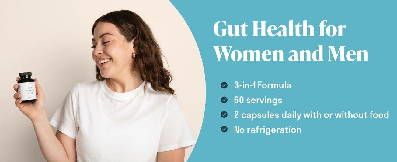 Nuven Naturals All-in-One Gut Health w/Probiotics, Prebiotics, Digestion-Supporting Herbs, and Adaptogens - Leaky Gut Repair Formula to Support Gut Lining, Aid in Digestion, and Promote Good Bacteria