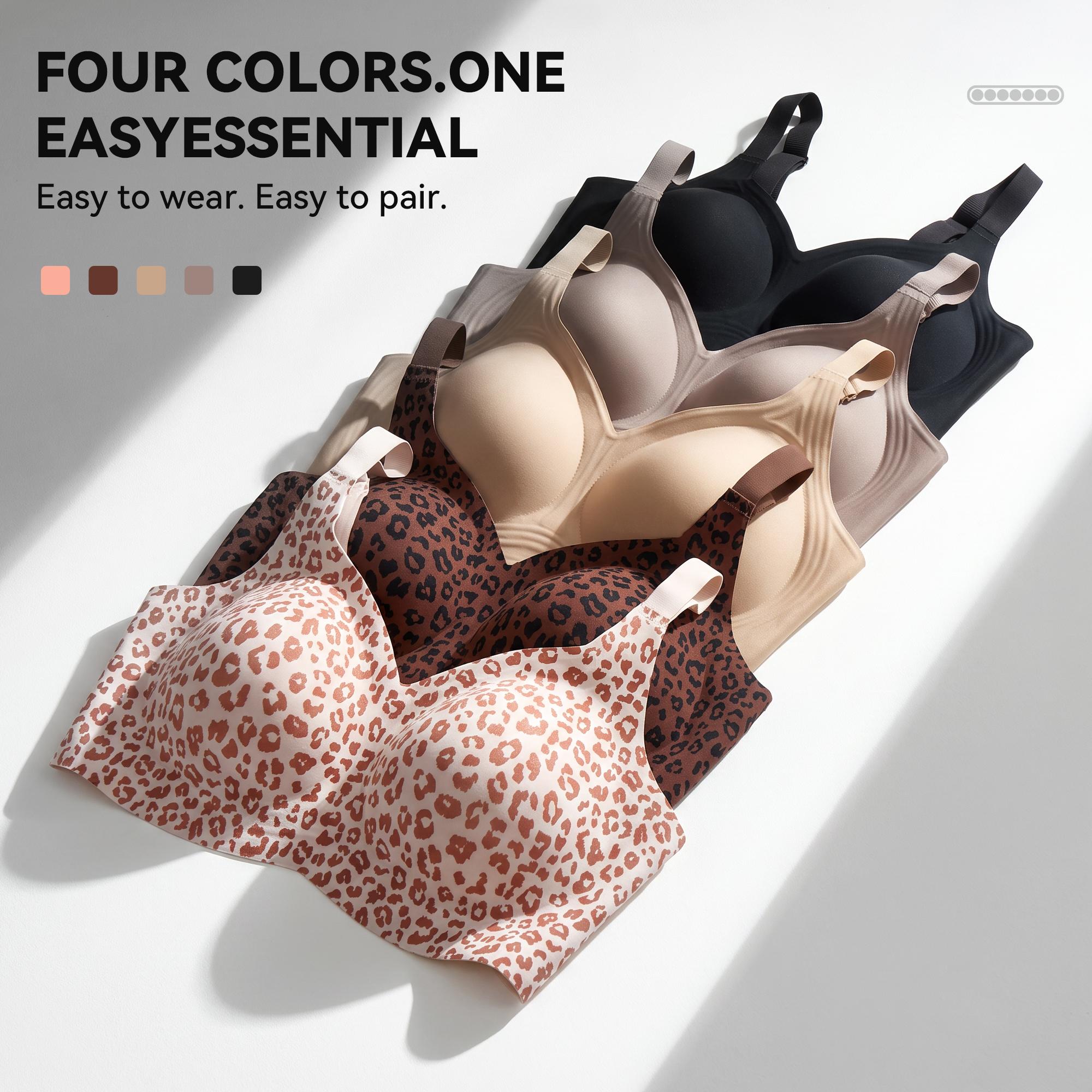 PQK 2 PCS/3 PCS Jelly wireless bra Comfortable Push Up Bras Wireless Seamless Full Coverage No Underwire Everyday Bras summervibes S-3XL soft