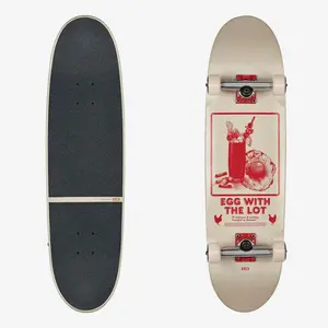 Globe Skateboard Eggy Off White/The Lot Egg Shape Cruiser 8.625" x 31.75"