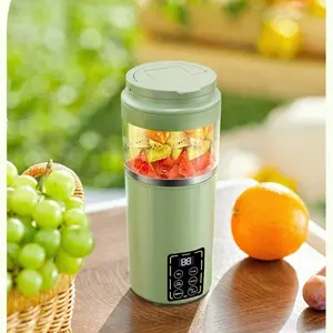 New Wireless Juicer Cup, Portable and Dishwasher-Safe Fruit and Vegetable Juicer with LED Display, Portable Juicer Machine - Perfect for Making Smoothies and Fresh Juices, Ideal for Home Kitchen Appliances and On-the-Go Essentials, Christmas Gift