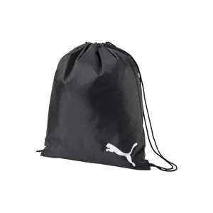 PUMA Iconic Logo Drawstring Gym Bag Backpack For Men And Women In Black