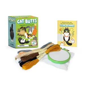 Cat Butts Cross-Stitch Kit by RP Minis [Novelty Gift]