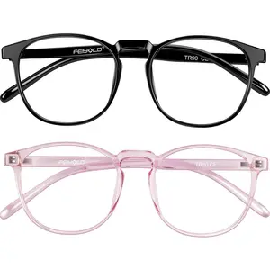 Blue Light Blocking Glasses Women/Men for Computer Use, Lightweight Anti Eyestrain Gaming Glasses(2Pack)