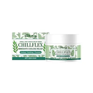 CHILLFLEX Menthol Cooling Gel 3.5 Oz, Pain Relief Cream, Icy Formula for Body & Joint, Minty Fresh Feeling for Muscle, Neck, Back, Hands and Feet, Natural