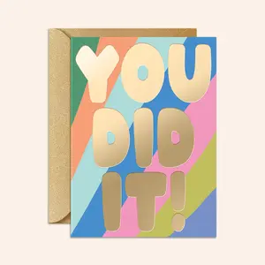 You Did It Congratulations Card