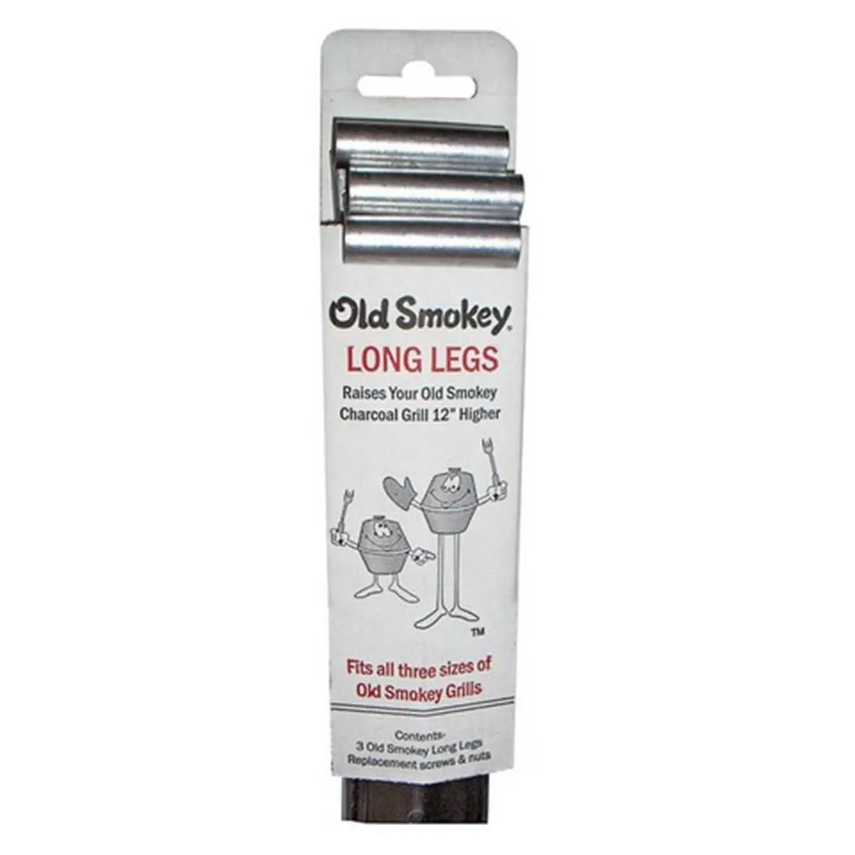212 MAIN Old Smokey OSLL Long Leg Extenders, Hardware Accessory, Fits All Old Smokey Grills