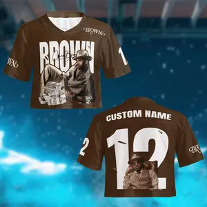 Vintage Music Custom Name Football Jersey – Unisex R&B Fan Shirt, Game Day Concert Outfit
