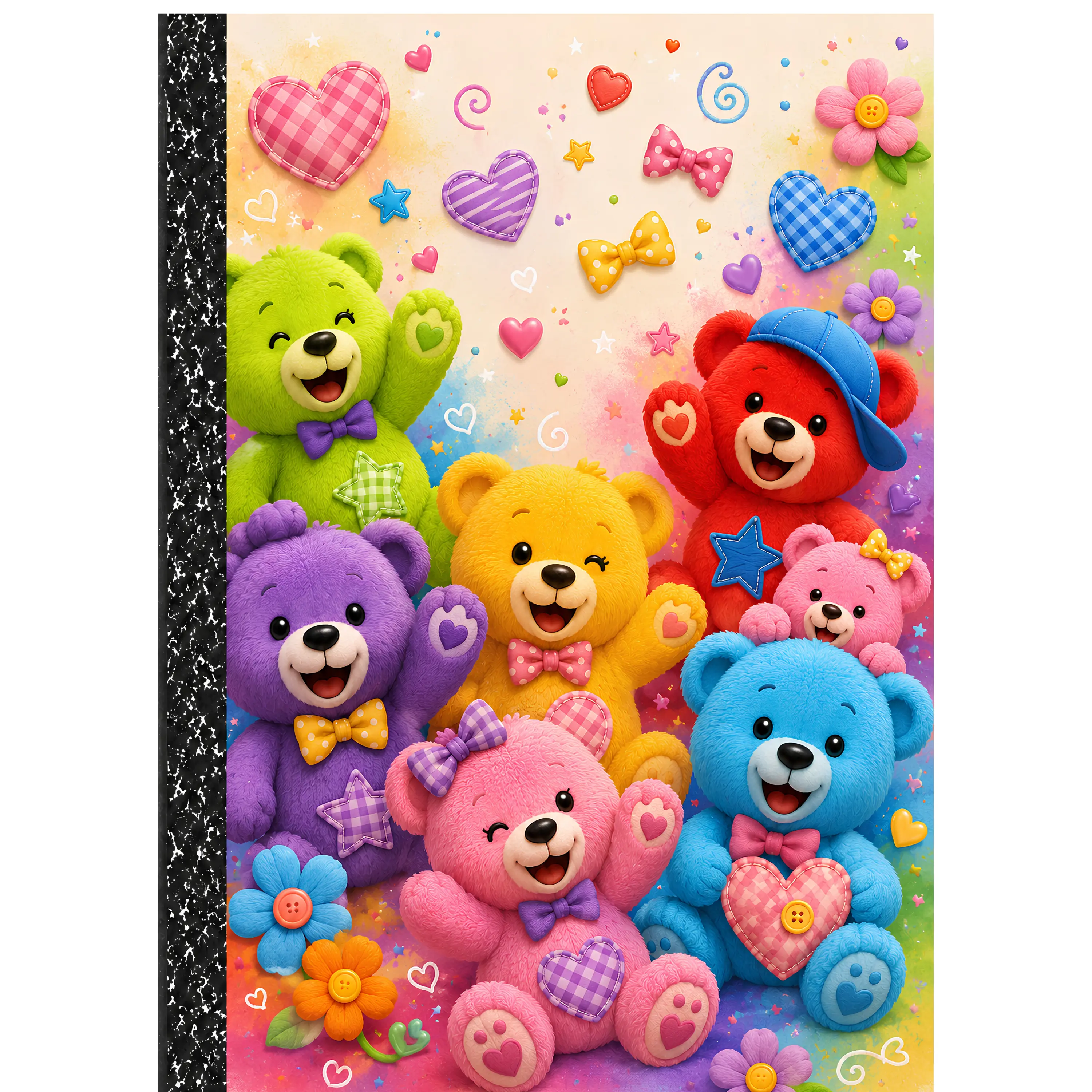 Bearable Love Digital Composition Notebook Covers