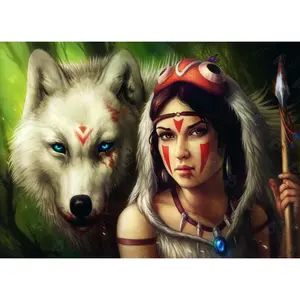 Princess Mononoke Diamond Painting Kit