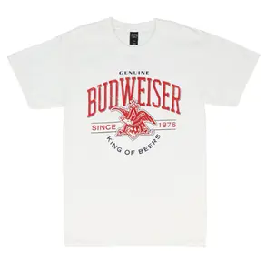 Budweiser Genuine T-Shirt Sweatshirt - Active Lifestyle Essentials - Men's and Women's Choices - Colorful Varieties - Every Size Available - Trendy Styles Available