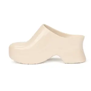 Loewe Women's Powder Pink High-Heel Platform Rubber Sole Closed-Toe Sandals Trending Shoes, House White Official Shoes to Get / Maison Mihara Verifiable, with credentials and supporting global authentication