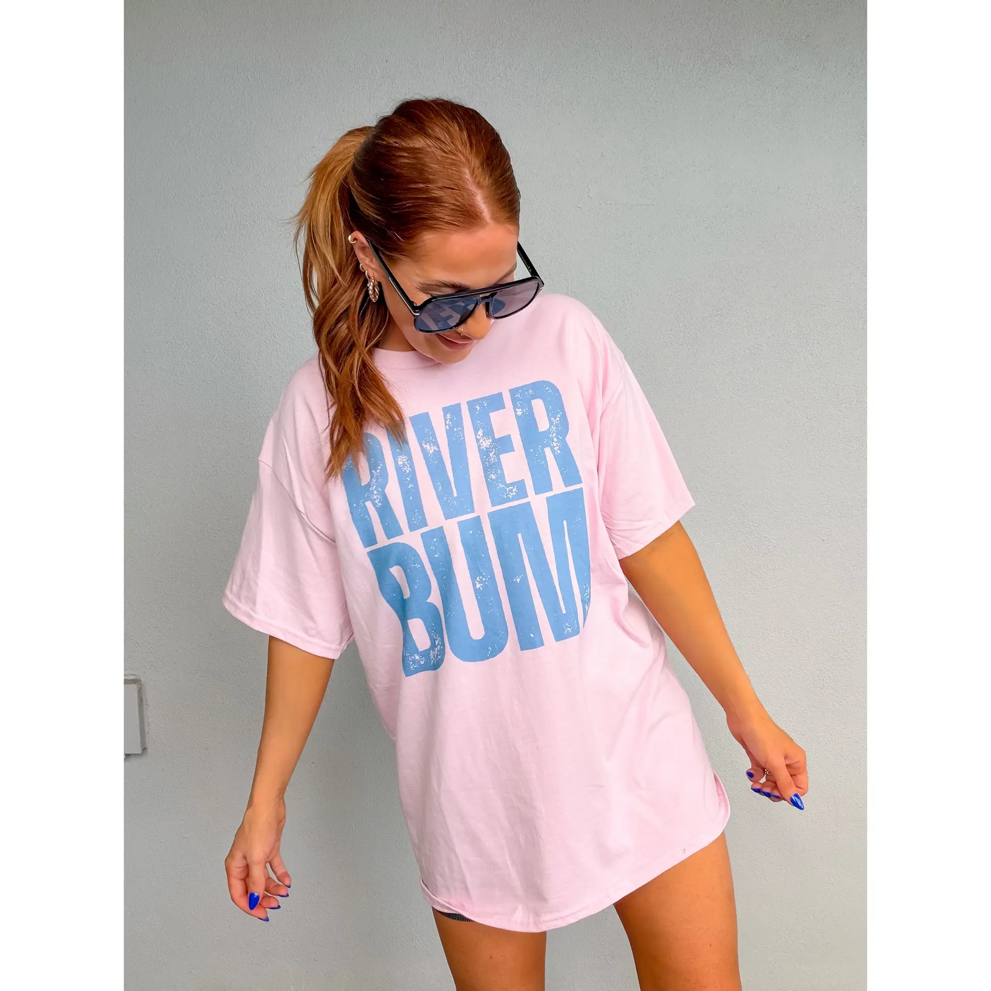 Blue River Bum Graphic Top