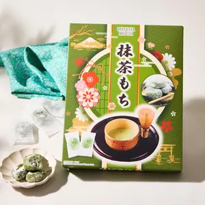 Seiki Matcha Mochi Gift Box 8.46 OZ Soft Pillowy Mochi Infused with Rich Matcha Flavor Japanese Snack Earthy Chewy Premium Matcha Snack