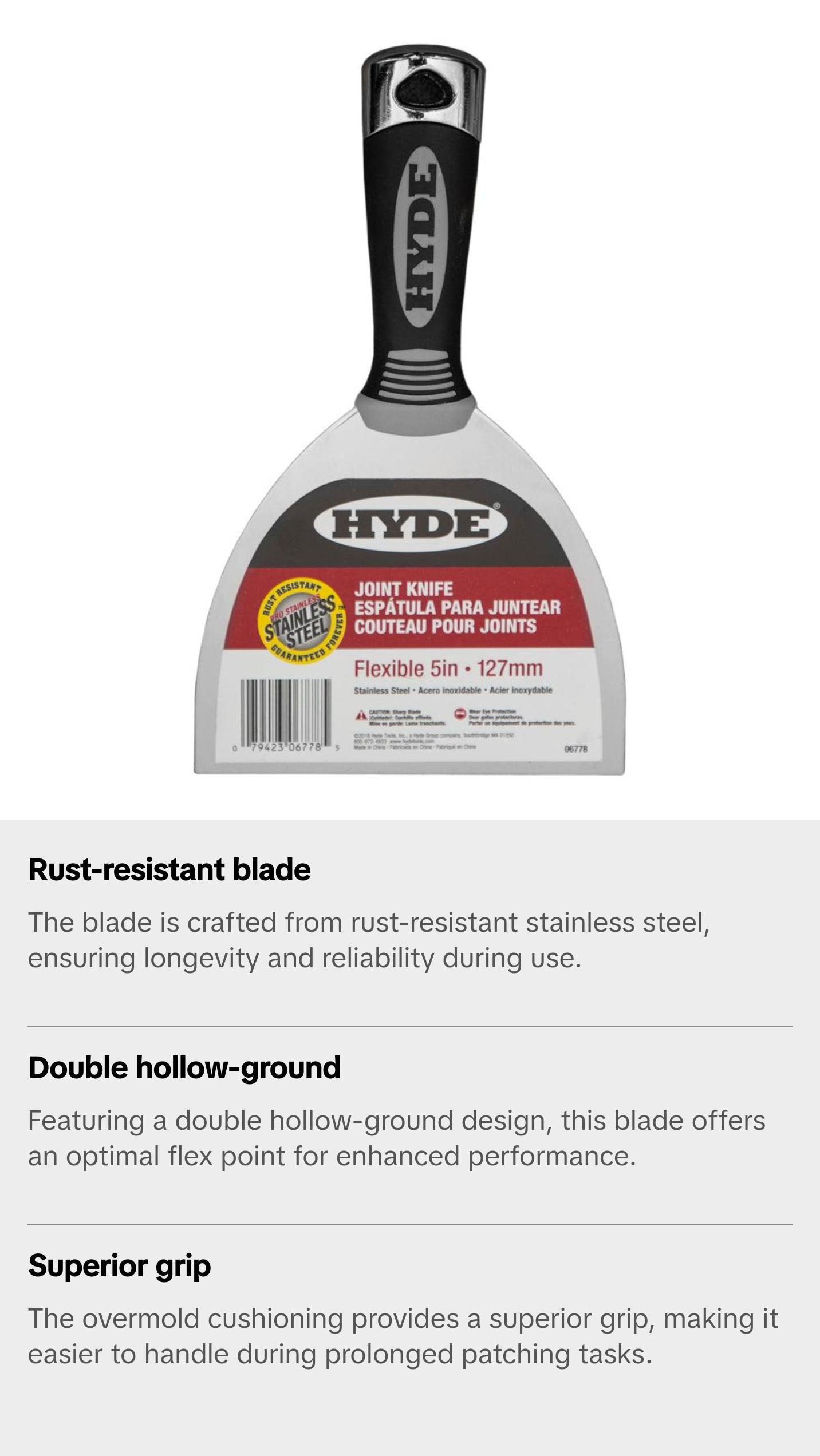 Hyde 5" Putty Knife (clearance)