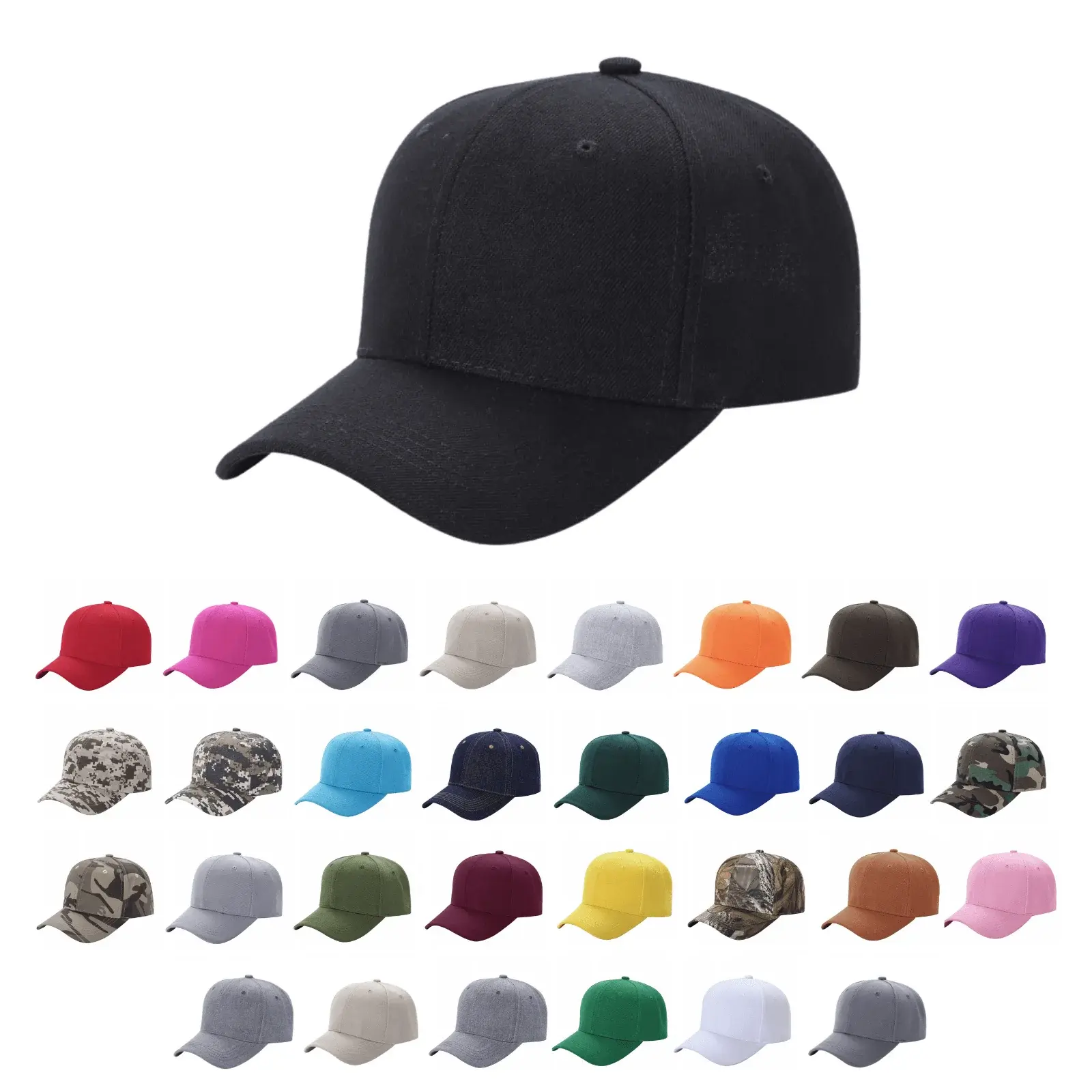 Big Head Cap for Men and Women - Summer Duck Tongue Mesh Breathable Sun Shield Baseball Cap, Waterproof UPF Technology, Adjustable Fit, Adjustable Snapback, Lightweight Adjustable Cap