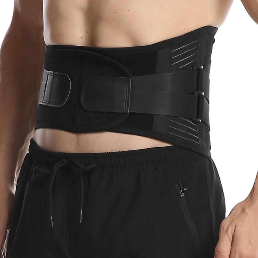 Adjustable Lumbar Support Belt - Breathable Back Brace with Pressure Pad