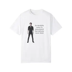 Official Tvd Stefan Saatore Stefussy Graphic Tee - Vampire Diaries Shirt For Fans