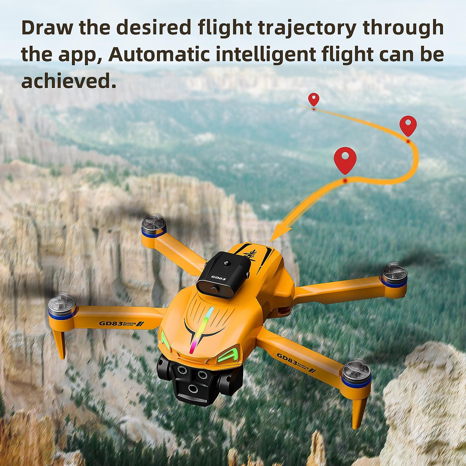 8K  GPS Flagship Drone with Dual Cameras, 2000m Long Range Control, Powerful Brushless Motor, Optical Flow Positioning, Intelligent Follow, Foldable Aerial Photography Drone, 244g Lightweight, 100m Flight Altitude, 7m/s Speed