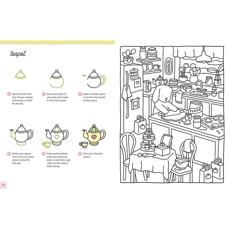 How to Draw Super Cute Things with Bobbie Goods: Learn to draw & color absolutely adorable art! (Official Bobbie Goods, 3) Paperback – November 21, 2023