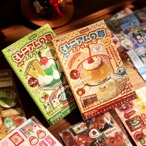 Millennium Dream Book Series Stickers 30 Sheets Rich in Content Vintage Artistic Mix Match Backing Paper for Scrapbooking Anime Design