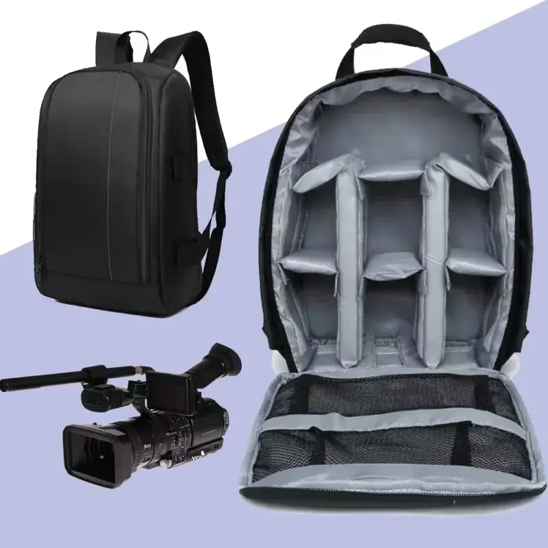 Waterproof Multi-functional DSLR Camera Backpack, Portable Professional Photography Shoulder Bag for Sony Digital Cameras (Sports & Outdoor Camping Hiking Use)