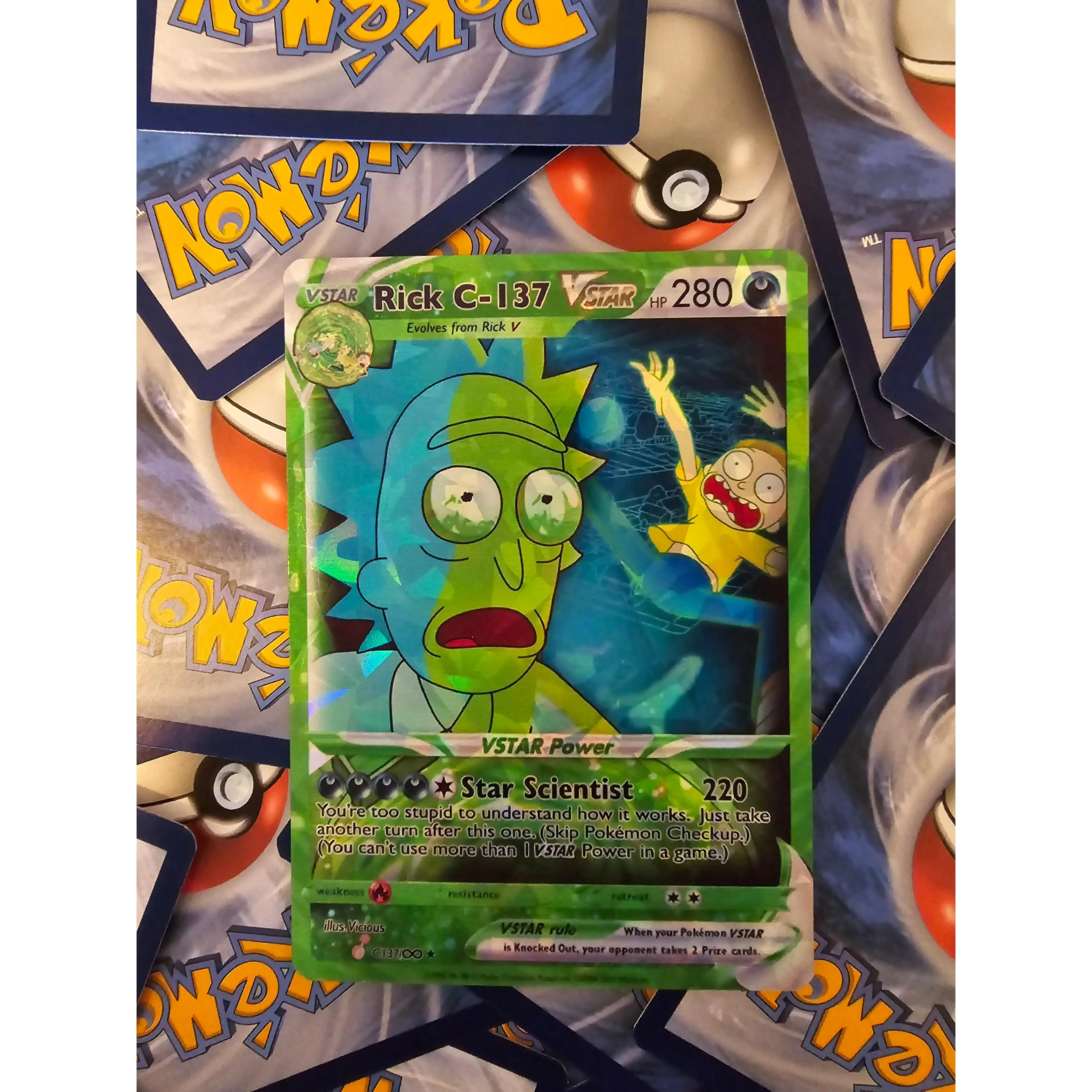 morty pokemon card Morty's Conviction SR 092/071 Wild Force and Cyber Judge