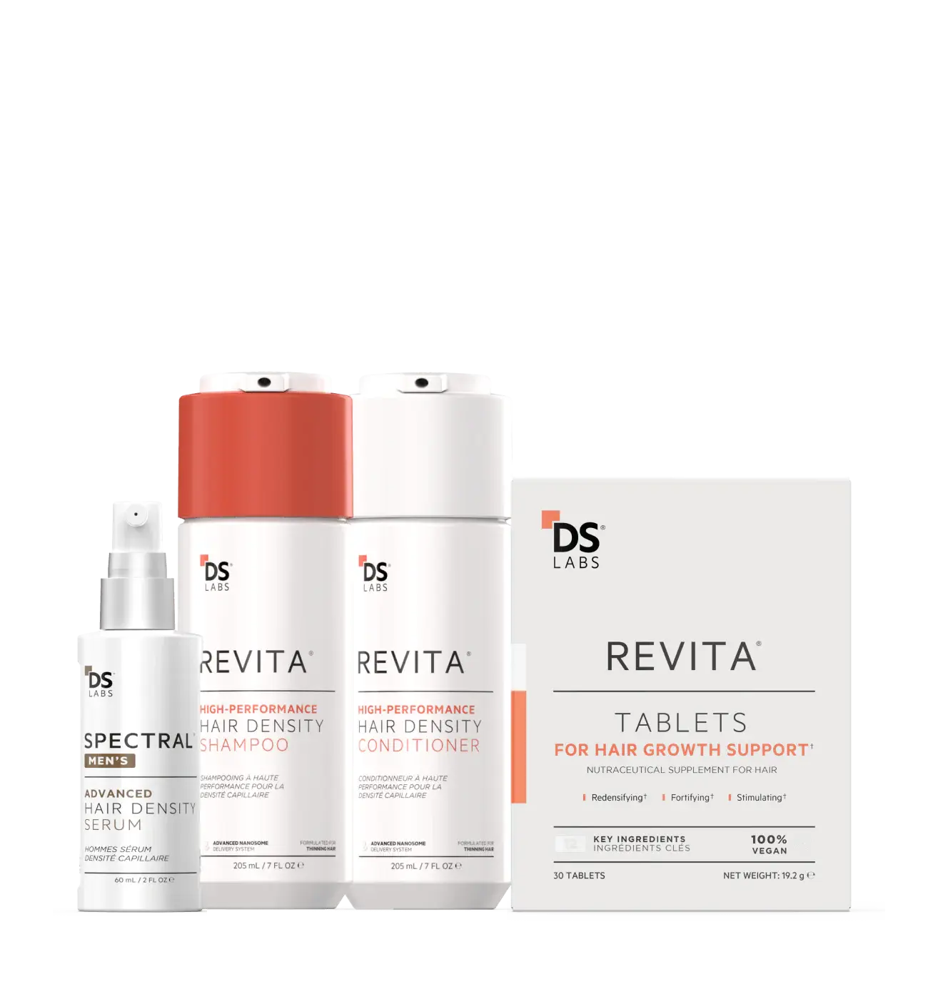 Men's Hair Density Kit PLUS | Revita Shampoo/Conditioner+ Spectral Men's + Revita Tablets Men's Hair Density Kit PLUS | Revita Shampoo/Conditioner+ Spectral Men's + Revita Tablets