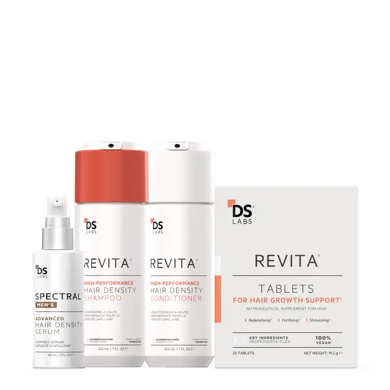 Men's Hair Density Kit PLUS | Revita Shampoo/Conditioner+ Spectral Men's + Revita Tablets