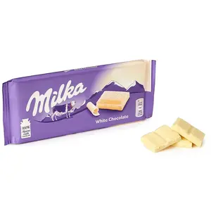 Milka White Chocolate 100Gr